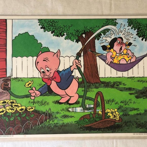 Set of 6 Vintage 1976 Warner Bros Inc Pepsi & Pepsi Cola Looney Tunes Laminated - Picture 4 of 10